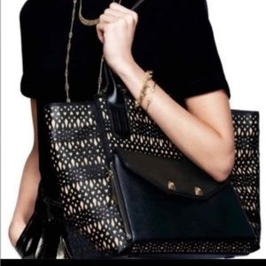 Stella and Dot - The Shift black perf Tote